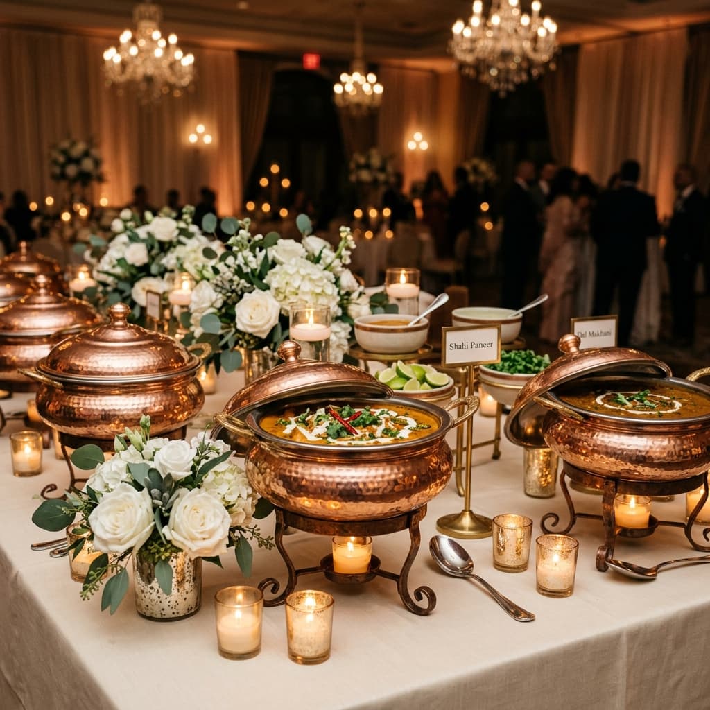 Dahi Cheeni Luxury Event Presentation Setup